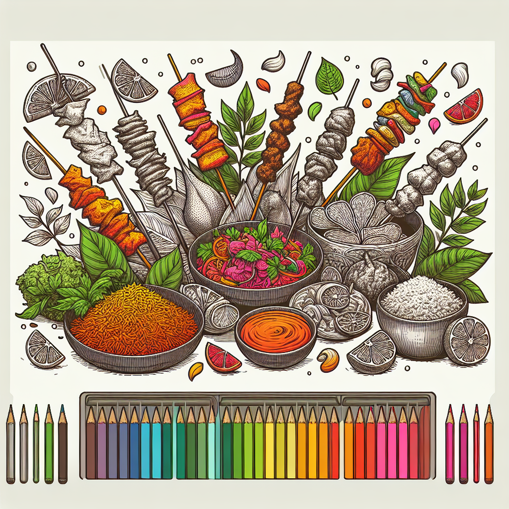 Kreativitas Tanpa Batas: Mewarnai Gambar Makanan Tradisional Indonesia